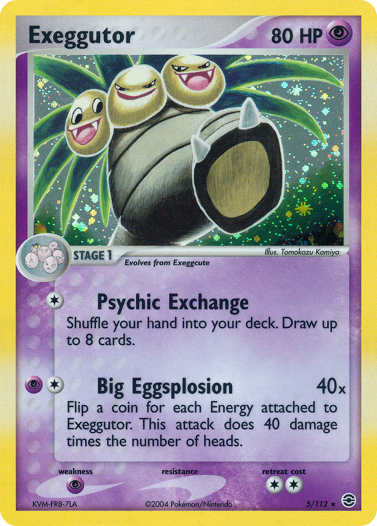 Exeggutor – FireRed & LeafGreen 5/112 Pokémon card