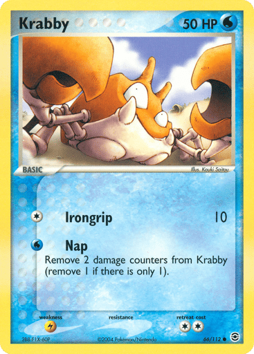 Krabby - FireRed & LeafGreen 66
