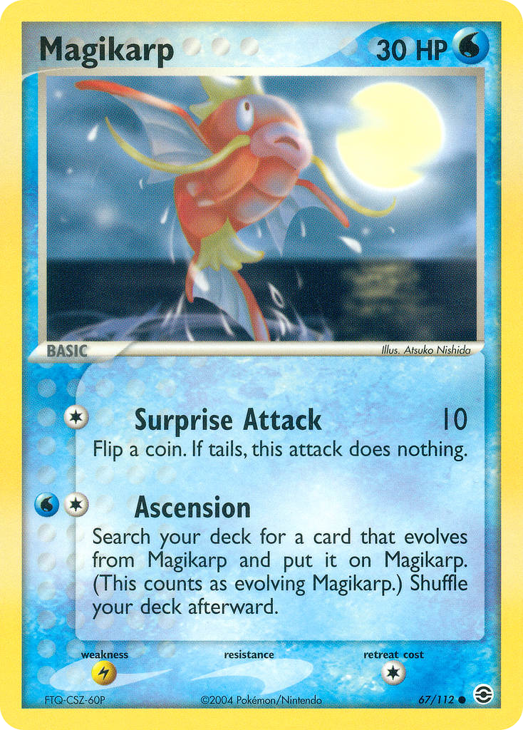 Magikarp – FireRed & LeafGreen 67/112 Pokémon card