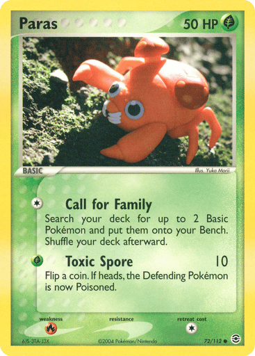 Paras - FireRed & LeafGreen 72