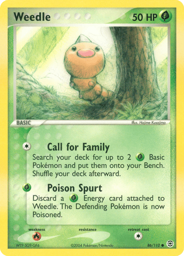 Weedle - FireRed & LeafGreen 86