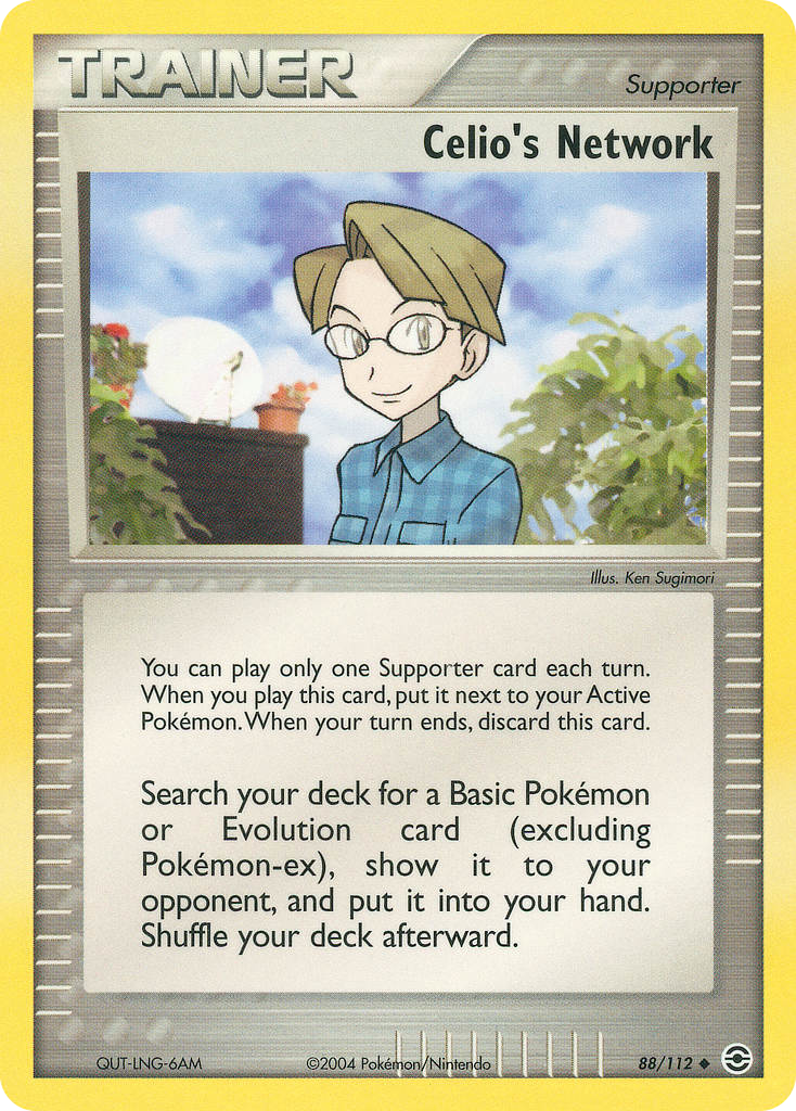 Celio's Network – FireRed & LeafGreen 88/112 Pokémon card