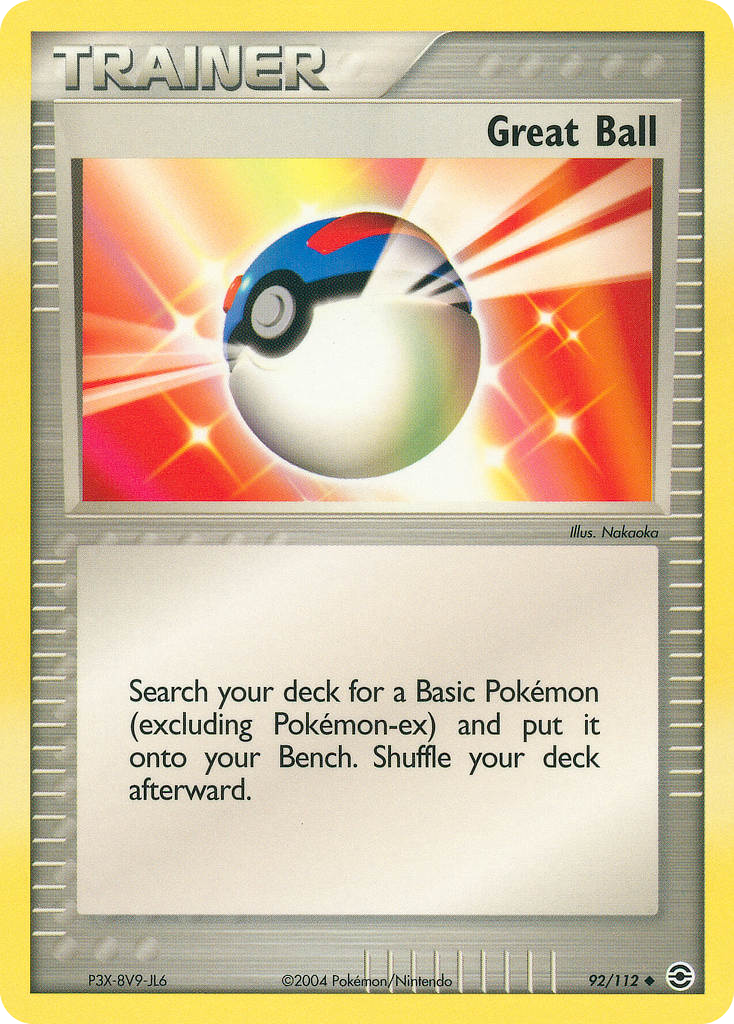 Great Ball – FireRed & LeafGreen 92/112 Pokémon card
