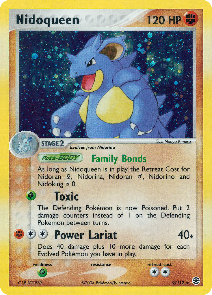 Nidoqueen – FireRed & LeafGreen 9/112 Pokémon card