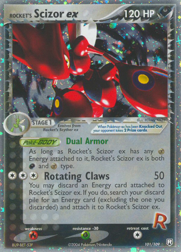 Rocket's Scizor ex – Team Rocket Returns 101/109 Pokémon card