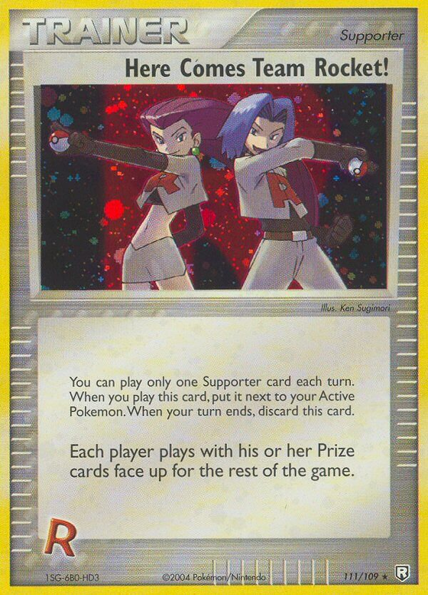 Here Comes Team Rocket! – Team Rocket Returns 111/109 Pokémon card