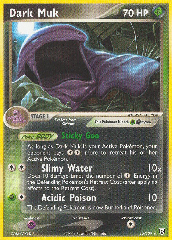 Dark Muk – Team Rocket Returns 16/109 Pokémon card
