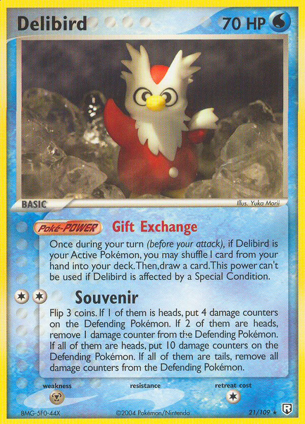 Delibird – Team Rocket Returns 21/109 Pokémon card