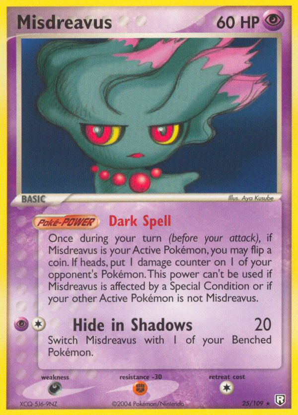 Misdreavus – Team Rocket Returns 25/109 Pokémon card