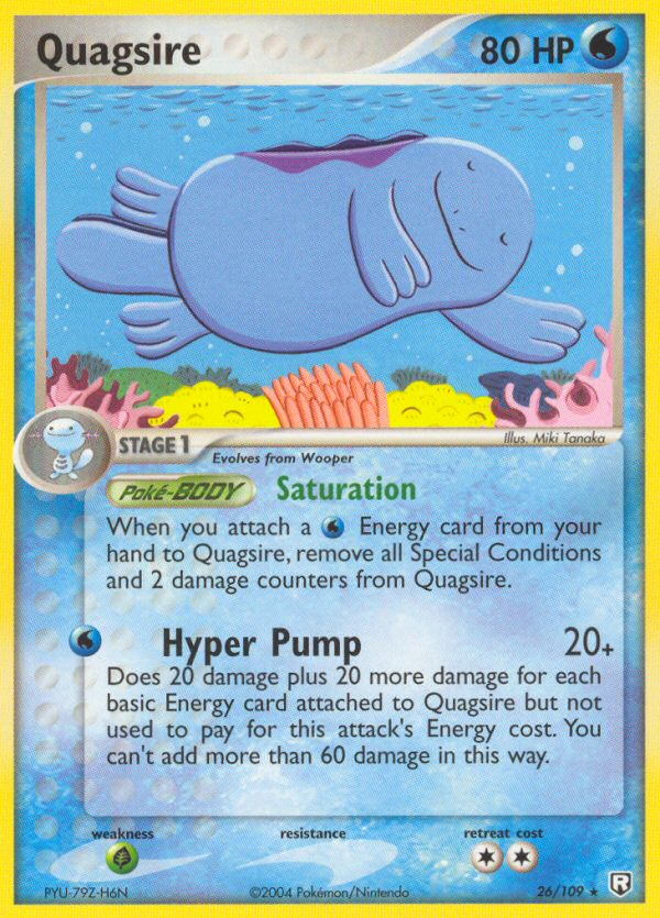 Quagsire – Team Rocket Returns 26/109 Pokémon card