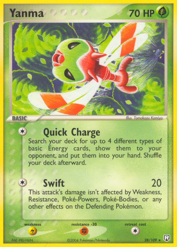 Yanma – Team Rocket Returns 28/109 Pokémon card