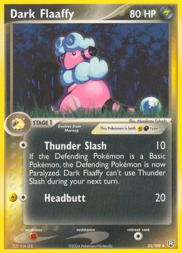Dark Flaaffy – Team Rocket Returns 33/109 Pokémon card