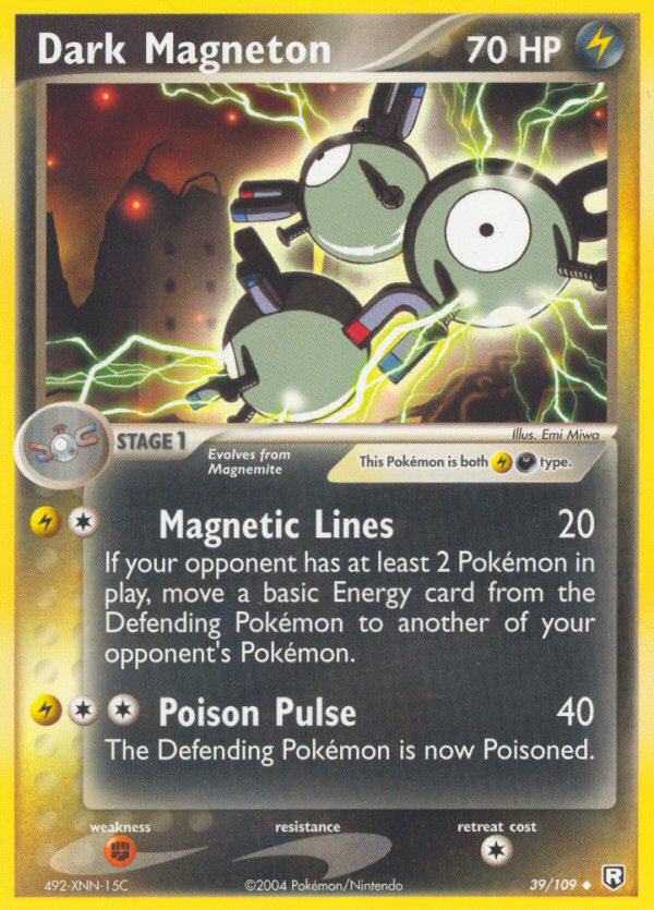 Dark Magneton – Team Rocket Returns 39/109 Pokémon card