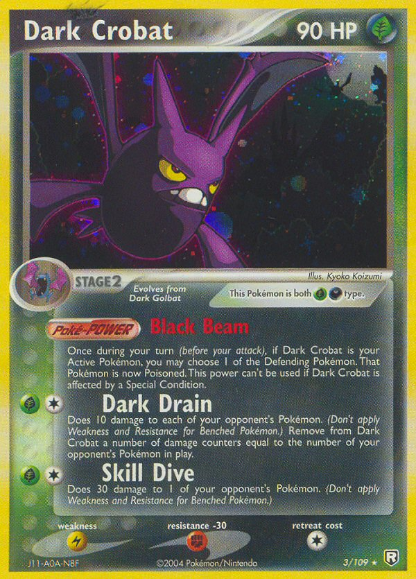 Dark Crobat – Team Rocket Returns 3/109 Pokémon card