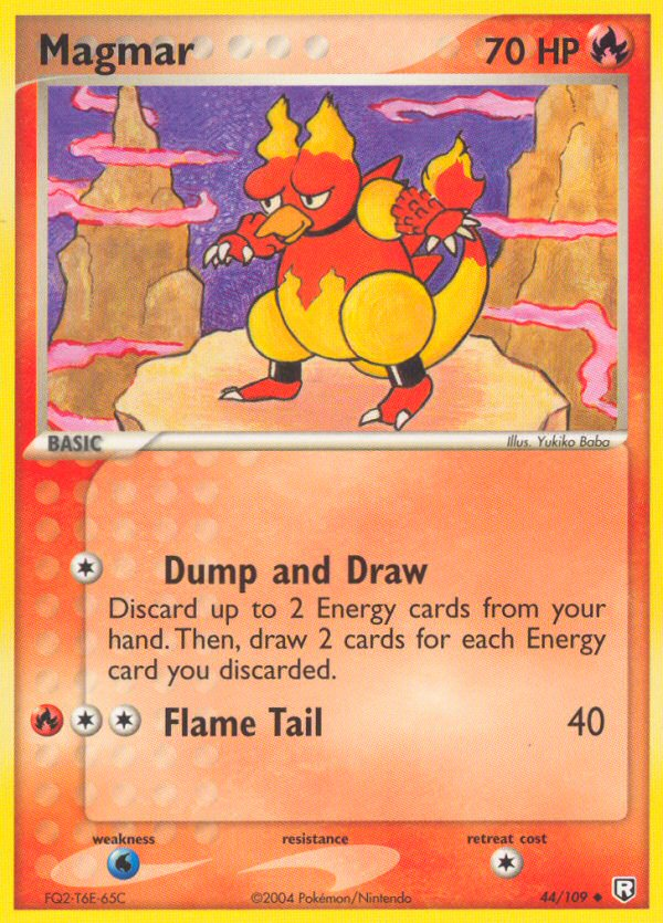 Magmar – Team Rocket Returns 44/109 Pokémon card