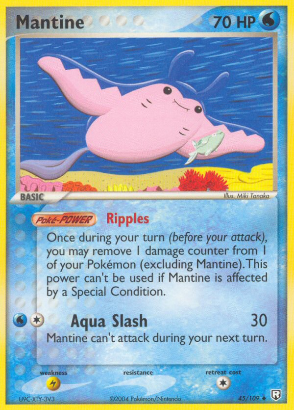 Mantine – Team Rocket Returns 45/109 Pokémon card