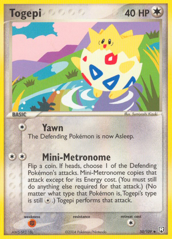 Togepi – Team Rocket Returns 50/109 Pokémon card