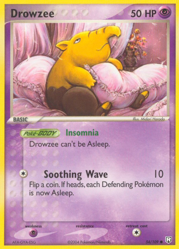 Drowzee – Team Rocket Returns 54/109 Pokémon card