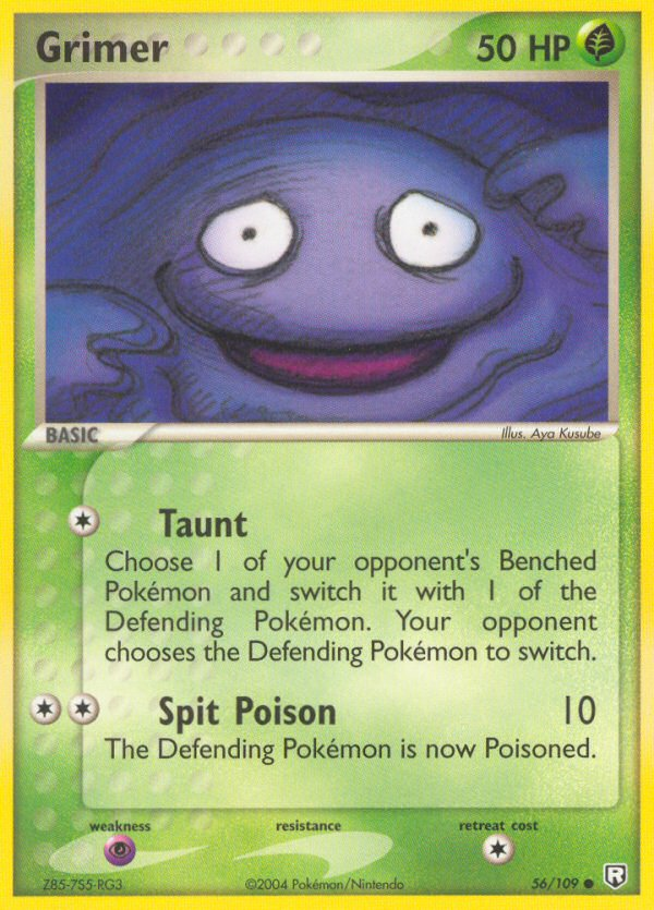 Grimer – Team Rocket Returns 56/109 Pokémon card