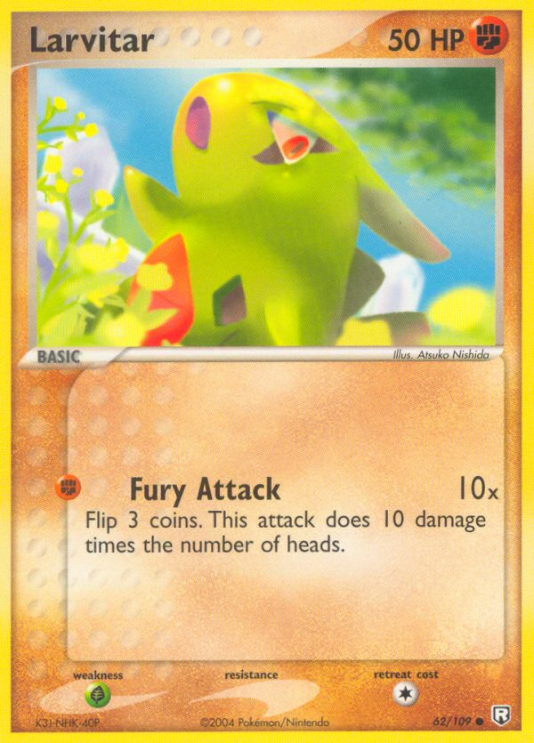 Larvitar – Team Rocket Returns 62/109 Pokémon card