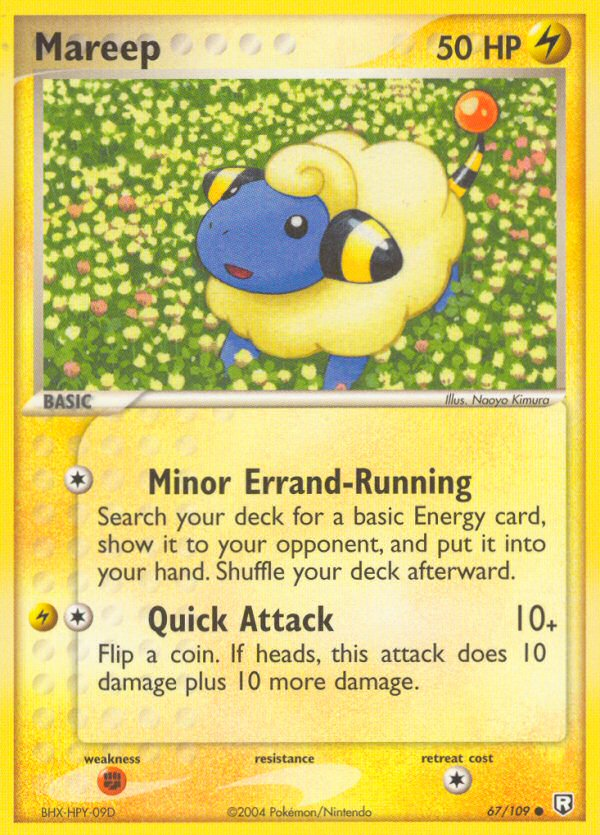 Mareep – Team Rocket Returns 67/109 Pokémon card
