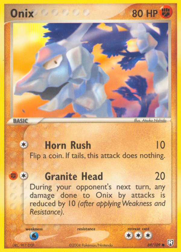 Onix – Team Rocket Returns 69/109 Pokémon card