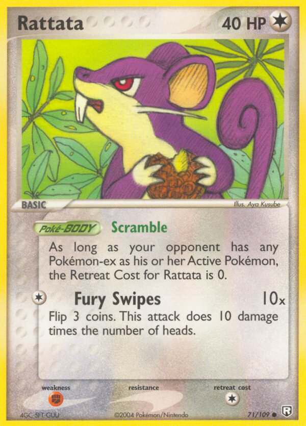 Rattata – Team Rocket Returns 71/109 Pokémon card