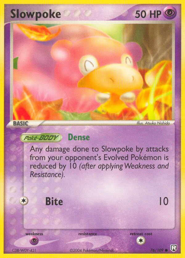Slowpoke – Team Rocket Returns 76/109 Pokémon card