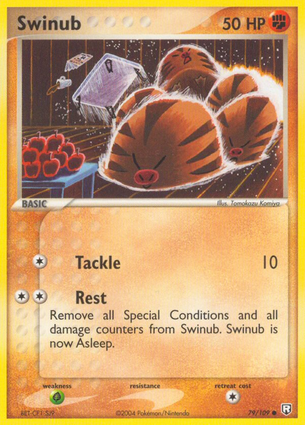 Swinub – Team Rocket Returns 79/109 Pokémon card