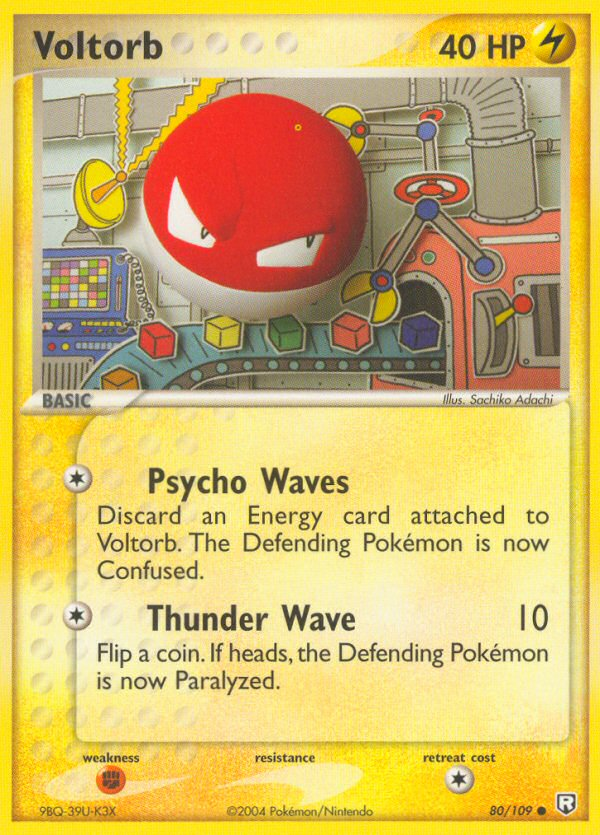 Voltorb – Team Rocket Returns 80/109 Pokémon card