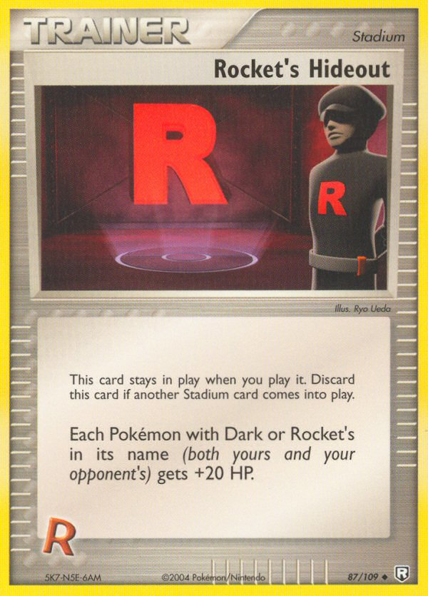 Rocket's Hideout – Team Rocket Returns 87/109 Pokémon card