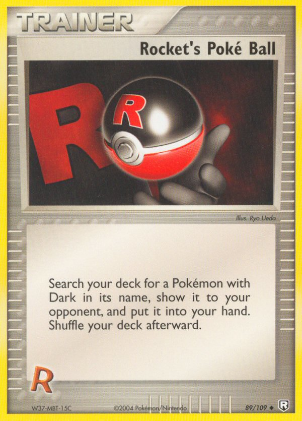 Rocket's Poké Ball – Team Rocket Returns 89/109 Pokémon card