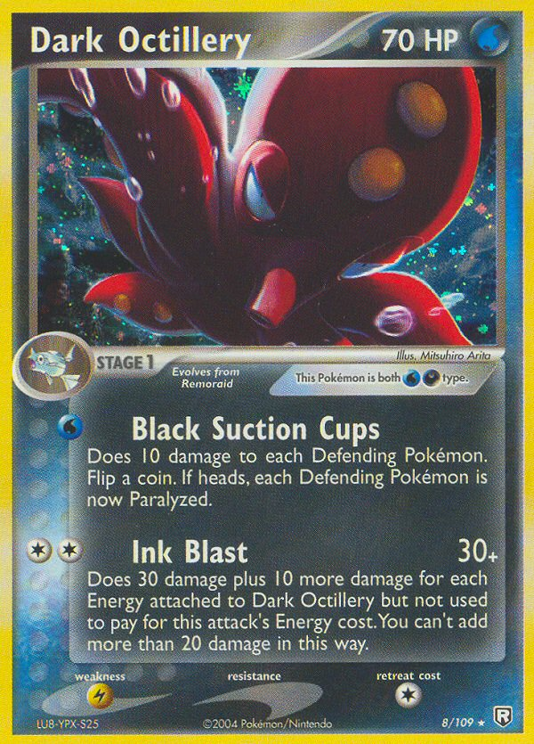 Dark Octillery – Team Rocket Returns 8/109 Pokémon card