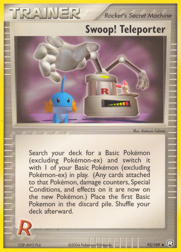 Swoop! Teleporter – Team Rocket Returns 92/109 Pokémon card