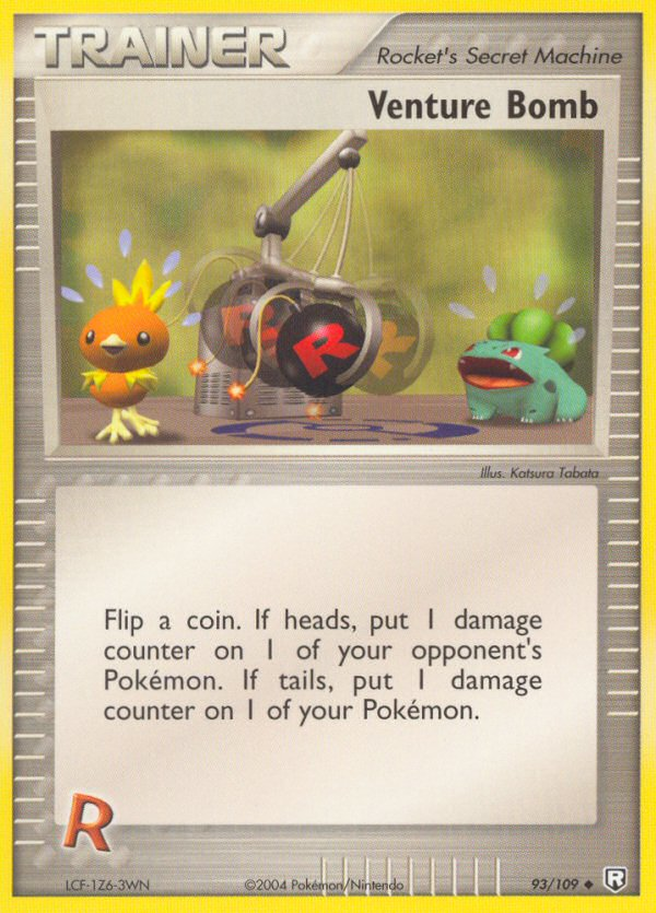 Venture Bomb – Team Rocket Returns 93/109 Pokémon card