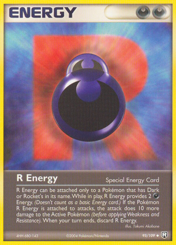 R Energy – Team Rocket Returns 95/109 Pokémon card