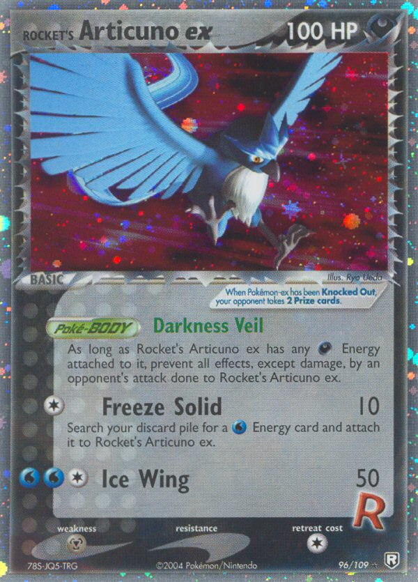 Rocket's Articuno ex – Team Rocket Returns 96/109 Pokémon card
