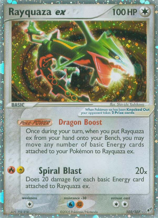 Rayquaza ex – Deoxys 102/107 Pokémon card