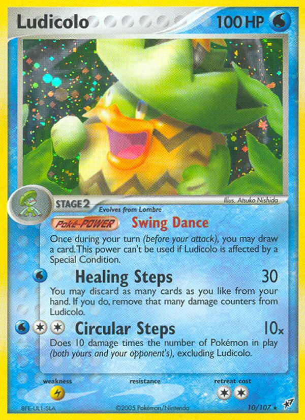 Ludicolo – Deoxys 10/107 Pokémon card