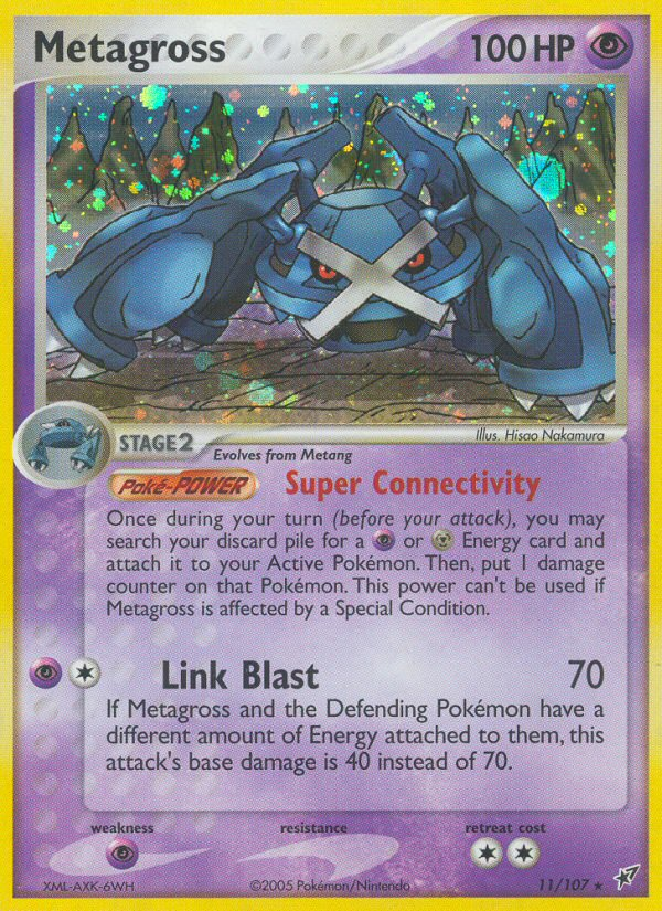 Metagross – Deoxys 11/107 Pokémon card