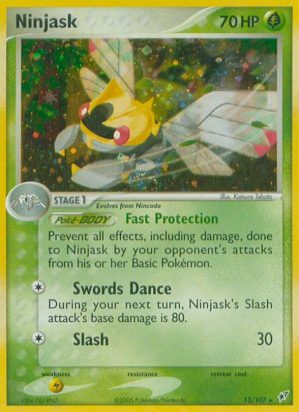 Ninjask – Deoxys 13/107 Pokémon card