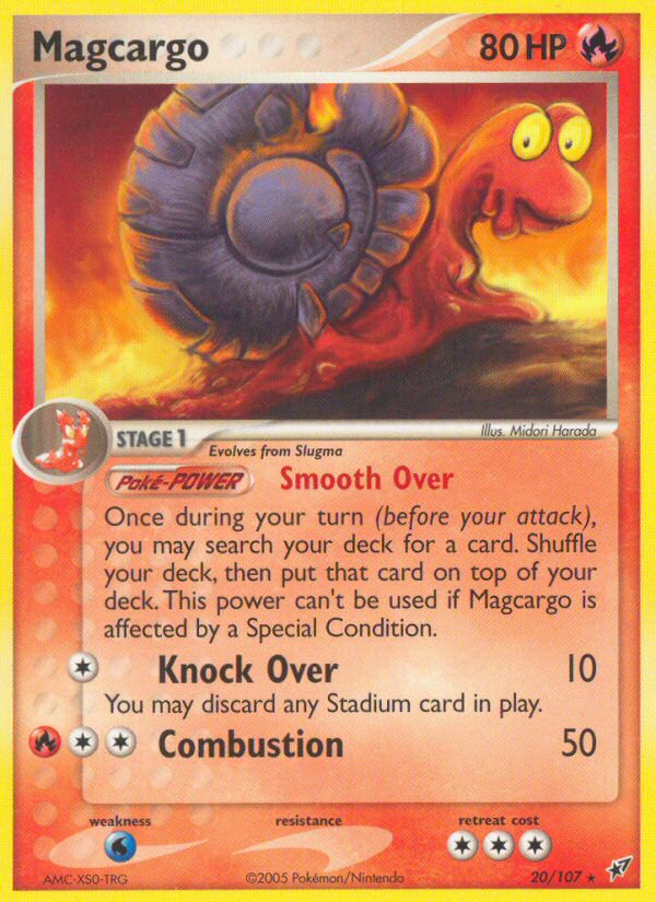 Magcargo – Deoxys 20/107 Pokémon card