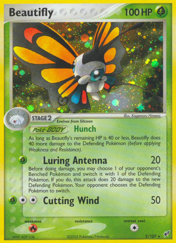 Beautifly – Deoxys 2/107 Pokémon card