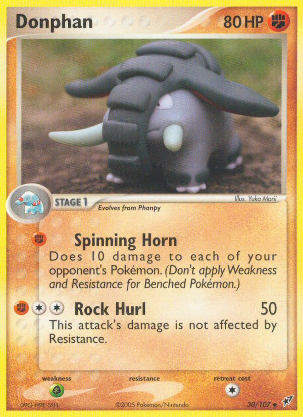 Donphan – Deoxys 30/107 Pokémon card