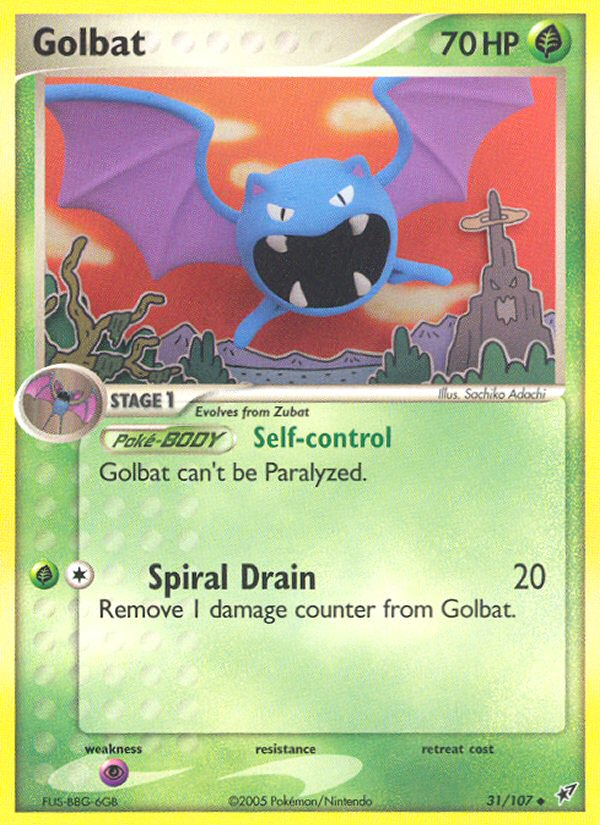 Golbat – Deoxys 31/107 Pokémon card