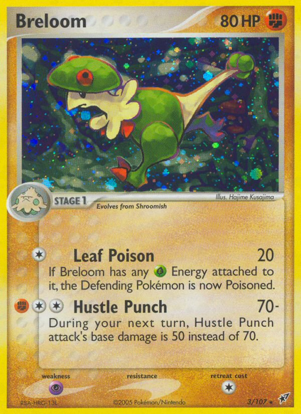 Breloom – Deoxys 3/107 Pokémon card