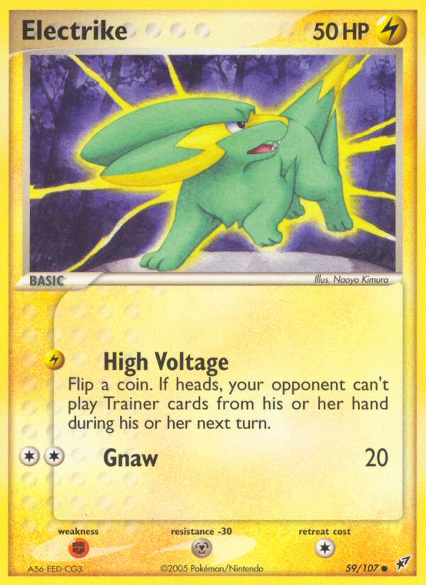 Electrike – Deoxys 59/107 Pokémon card