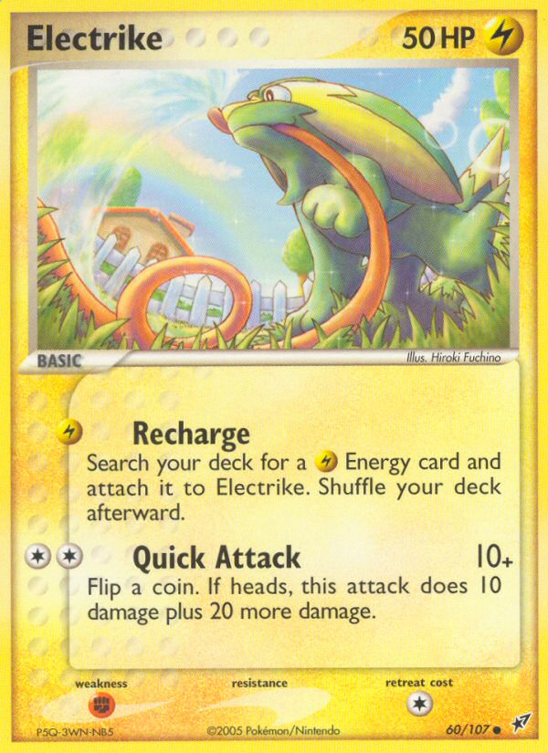 Electrike – Deoxys 60/107 Pokémon card
