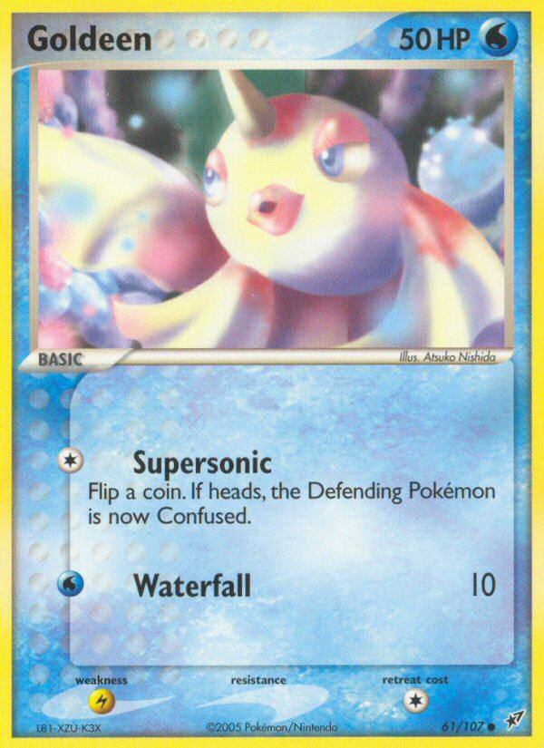 Goldeen – Deoxys 61/107 Pokémon card