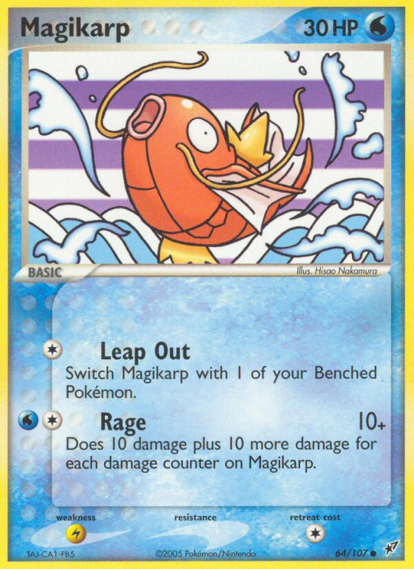 Magikarp – Deoxys 64/107 Pokémon card
